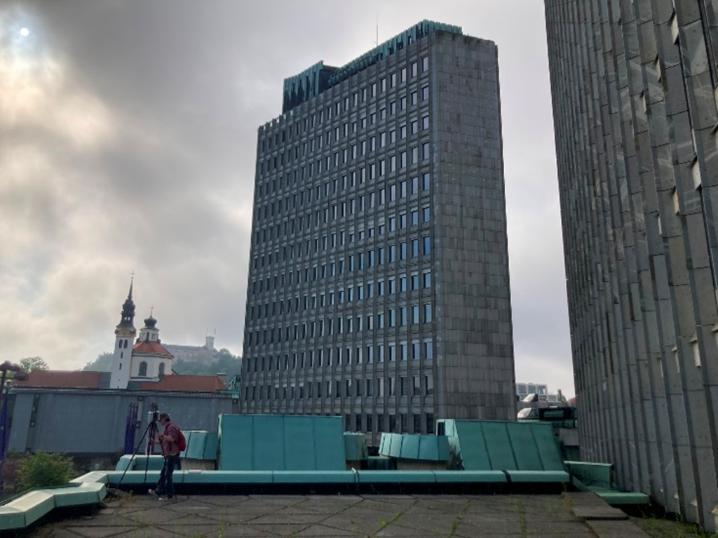 Geometric documentation of the TR3 tower (a monument of national significance) using a laser scanner. Source: arhiv ZAG.
